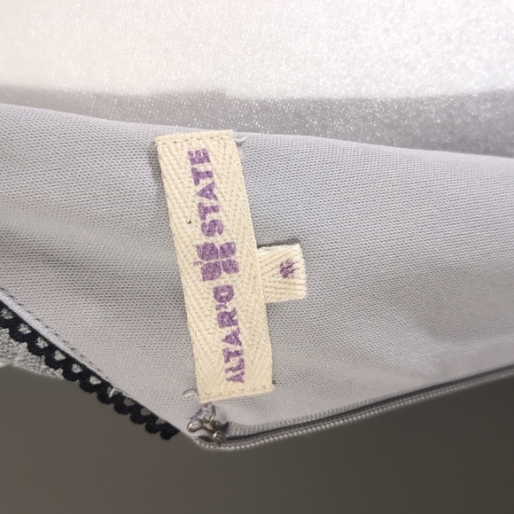 Altar'd State Grey and Black Lace Sheath Dress - Picture 5 of 7